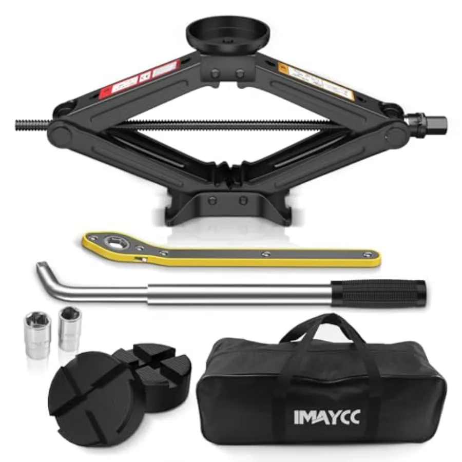 

Car Jack Kit 2.5 Ton Universal Scissor Car Jack Portable Tire Changing Kit for Car SUV MPV