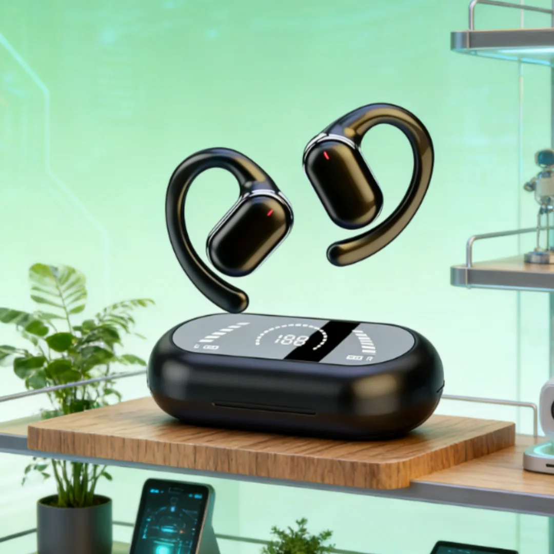 New TWS Touch Control Bluetooth 5.3 HiFI Stereo Waterproof Earphone TWS Earphone Wireless Sports Earphone with Microphone view 2