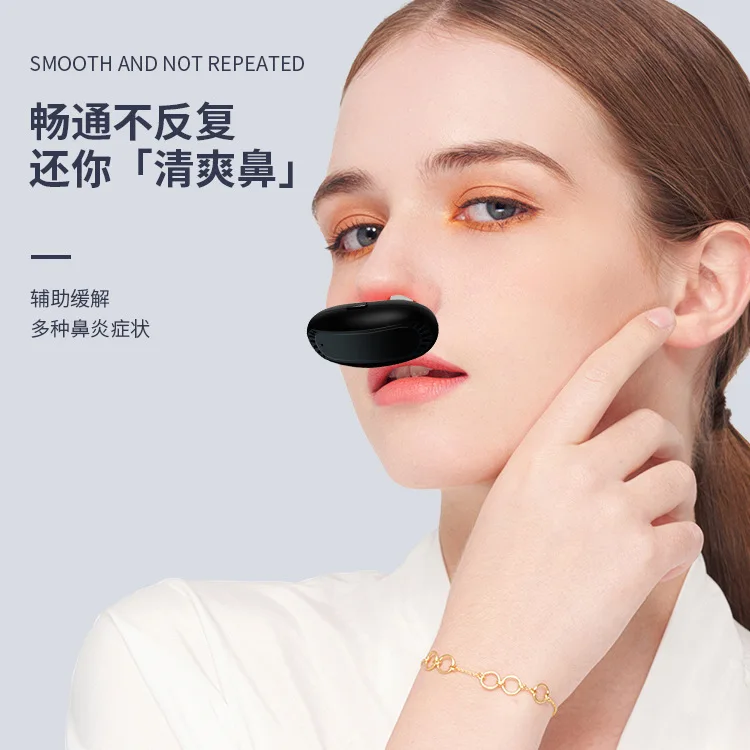 Red Light Nasal Therapy Device Pulse Nose Massage for Improving Nasal Ventilation Physical Therapy Sinusitis Treatment