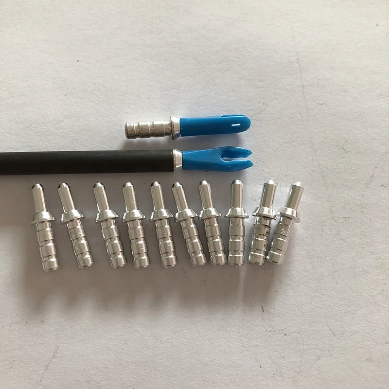 50pcs Aluminum Nock Pin For ID 3.2/4.2/6.2/5.2/8.0 mm Arrow Shaft Nock Archery Hunting Accessory