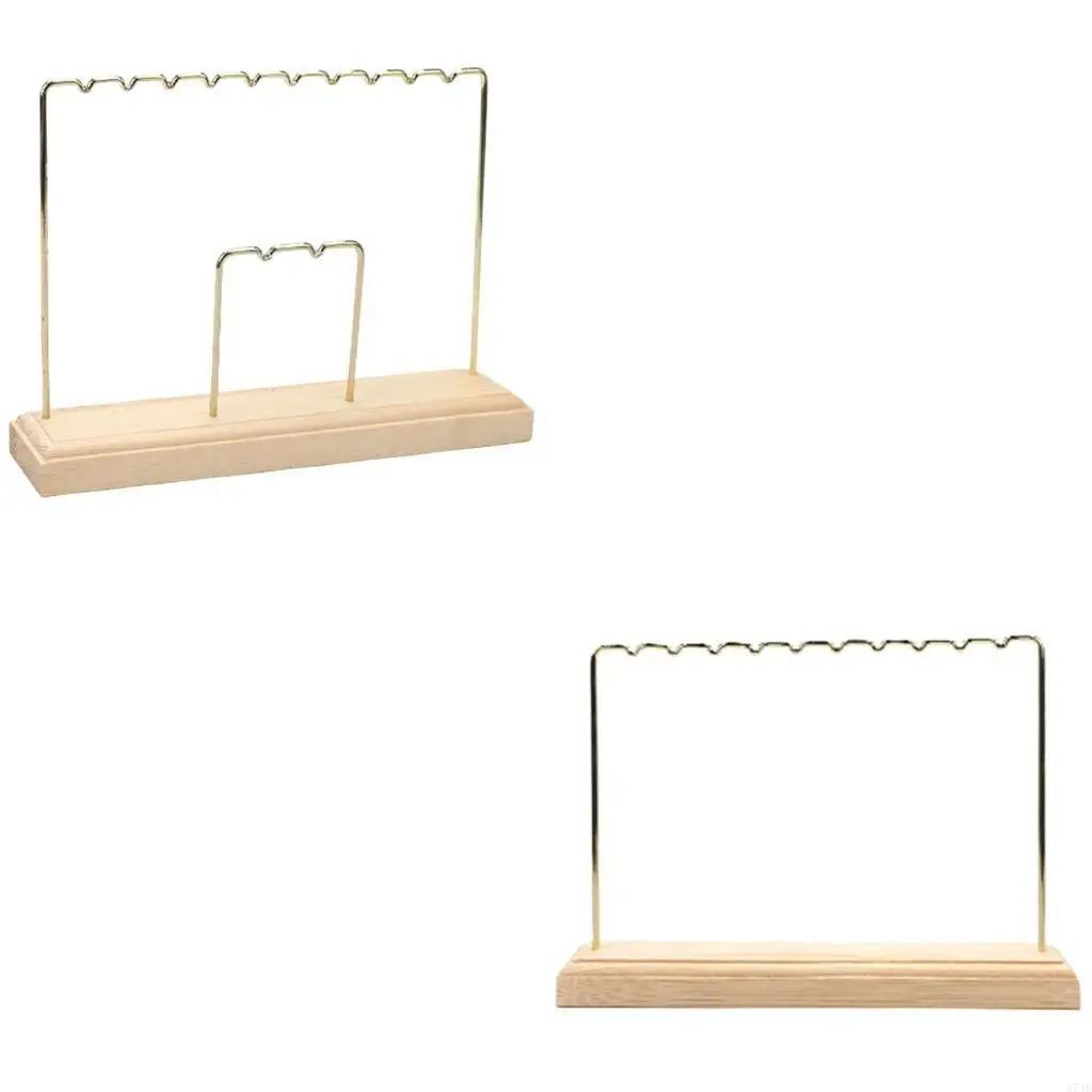 

Practical Metal Jewelry Exhibition Stand with Base Hoder Elegant Counter Pendant Displays Stand Shelves