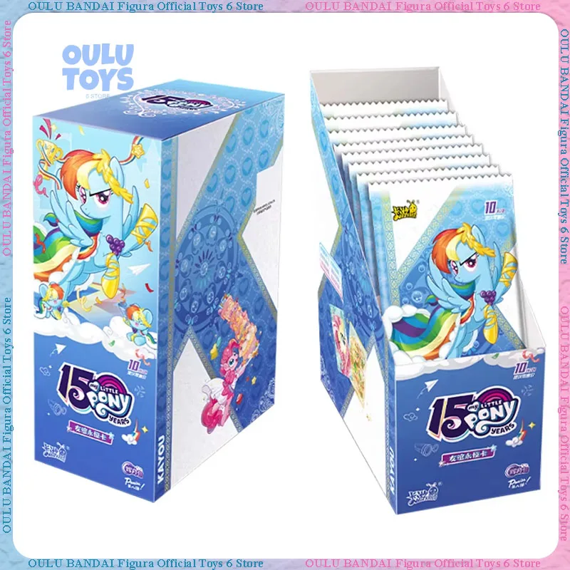 

Genuine My Little Pony Card Friendship Eternal Cards Huiyue Pack 15TH Anniversary Princess Anime Collectible Card Toy Gift
