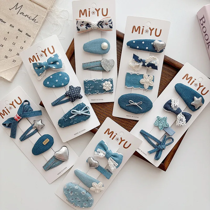 

2025 Dainty Cute Cowboy Bow Hairpins Women Girls Kids Hair Clips Pins Barrettes Accessories Hairclip Headwear Headdress Ornament