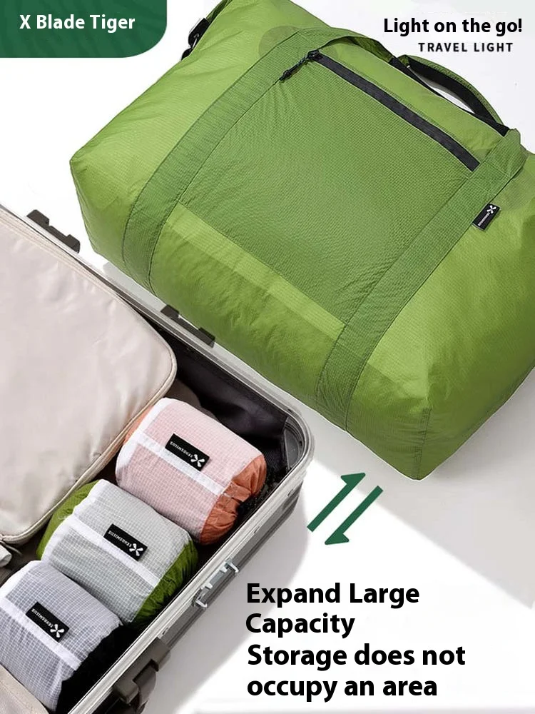 Tas perjalanan, koper perjalanan jarak pendek, tas penyimpanan dan pengatur pakaian, tas lipat portabel tahan air berkapasitas besar