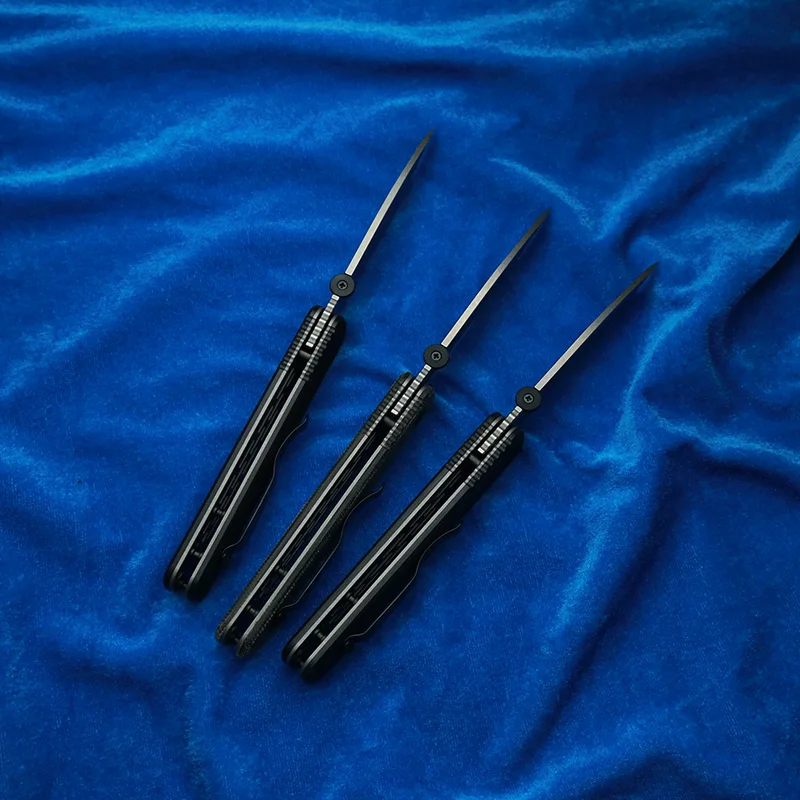 LEMIFSHE إيمرسون كويكن 14c28 شفرة G10 مقبض فولاذي حشية نحاسية للتخييم والصيد والصيد EDC أداة سكين للفرد #4