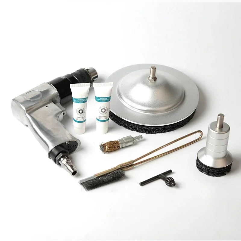 Brake hub shaft head rust removal grinding tool brake system deep maintenance flange anti-rust polishing steel brush