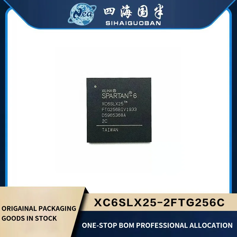 

1PCS New Packaging XC6SLX25-2FTG256C XC6SLX25-2FTG256I BGA-256 XC6SLX25-3FTG256C XC6SLX25-3FTG256I Microchip Controller