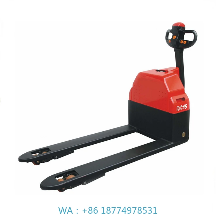 

Ton Lift Electric Pallet Jack Pallet Stacking Truck Forklift Good Price Power Electric 3