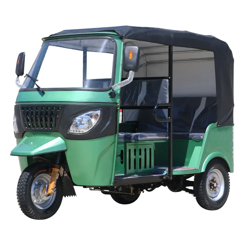 Hot Selling 200CC Water-Cooled Fuel Tricycle Motorcycle with 6-Person Capacity for Cargo Use in Africa Tuk-tuk Style