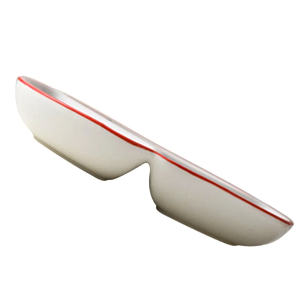 

Тарелка для завтрака с тремя сетками, керамическая разделенная обеденная тарелка премиум-класса для семейных еды, поднос для еды с гладкими краями, бытовая кухня, сервировка