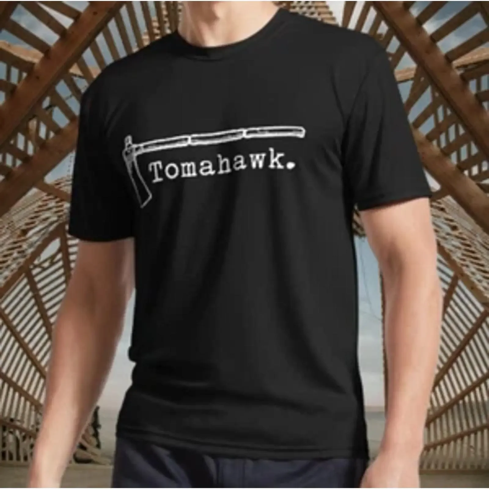 Tomahawk Logo Active T Shirt Funny Size S to 5XL vintage Washed Slightly designer clothes graphic Unisex Soft