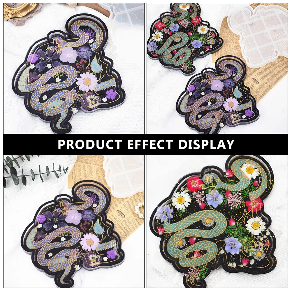 

Crystal Epoxy Mold Silicone Jewelry Snake Mould Molds Casting Silica Gel Moulds for Resin