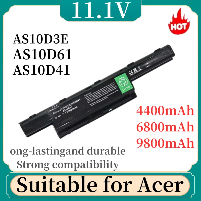 

Battery for Acer Aspire AS10D31 AS10D81 V3-571G V3-771g AS10D51 AS10D61 AS10D71 AS10D75 5741 5742 5750 5551G 5560G 5741G 5750G