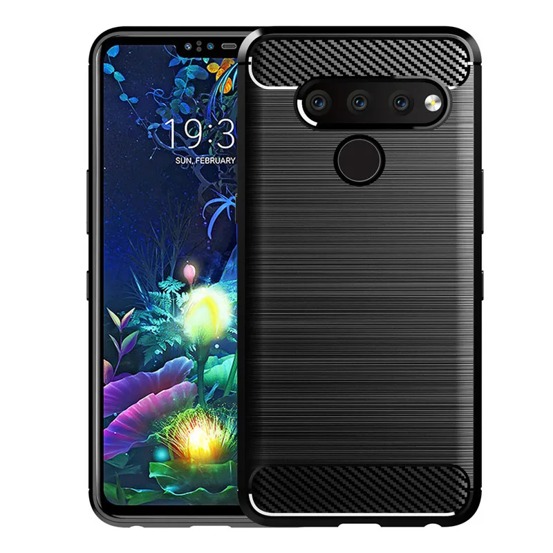 For Cover LG V50 ThinQ Case For LG V50 ThinQ V50 Thin Q Coque Shockproof Silicone Bumper Soft TPU Cover For LG V50 ThinQ Fundas