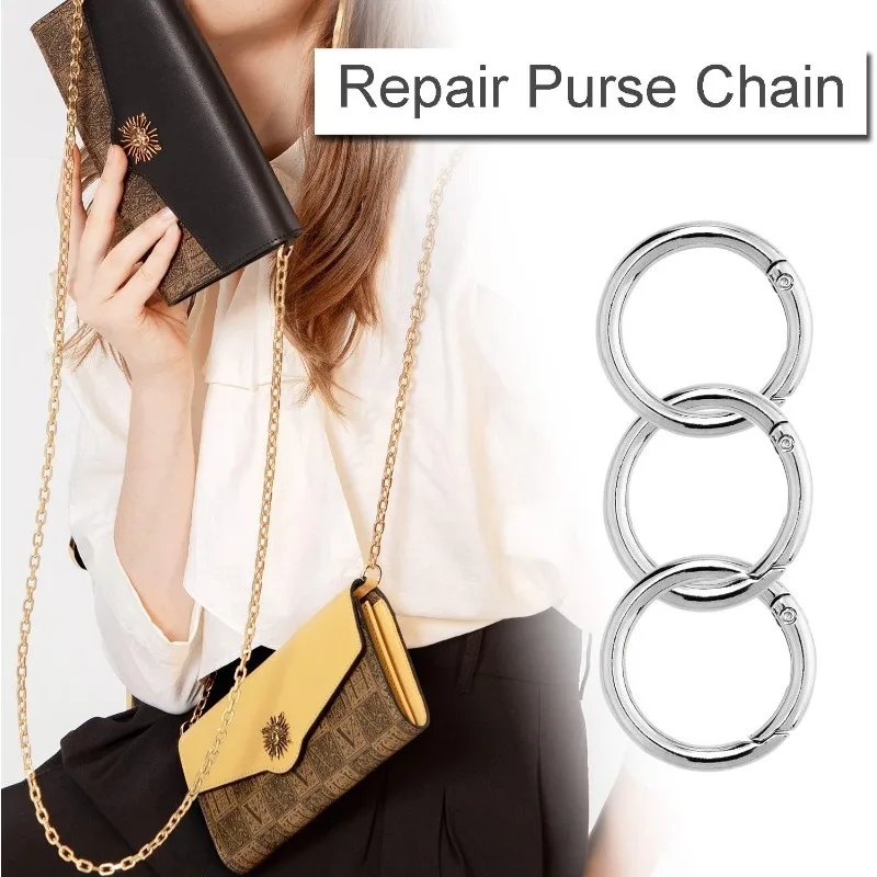12pcs/6pcs Spring O-Ring Buckle with Snap - Durable, Rustproof, And Secure Fastener for Cables, Wires, And Additions