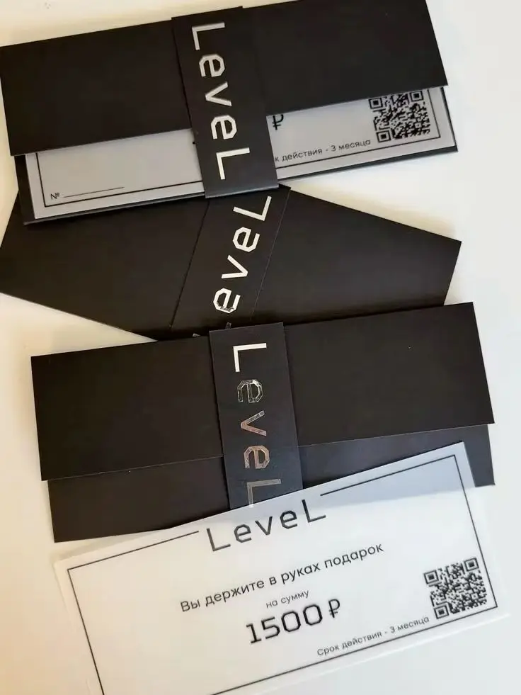 Custom Certificates Gift Vouchers with Envelope Gift Certificate with Gold foil or silver foil design Classic invitation cards
