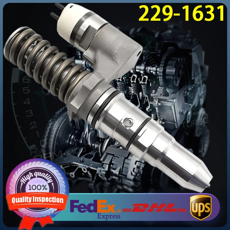 

229-1631 High Quality Diesel Fuel Injector 2291631 Common Rail Injector for Caterpillar CAT 3508B 3512B 3516B Engine