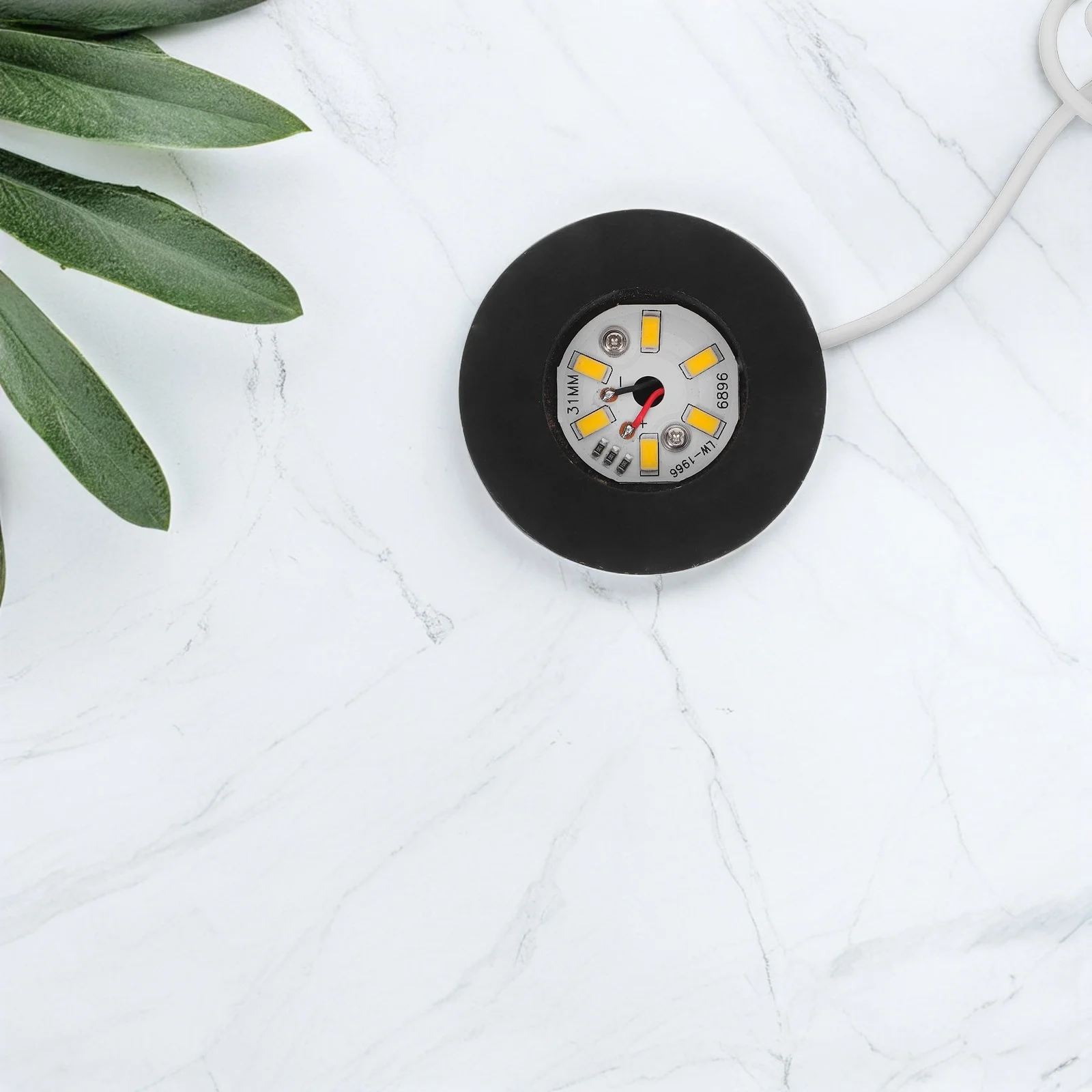 

Round LED Light Base for Crystals Solid Wood Design with Soft Glow Perfect for Holiday Decor and Collectibles Display