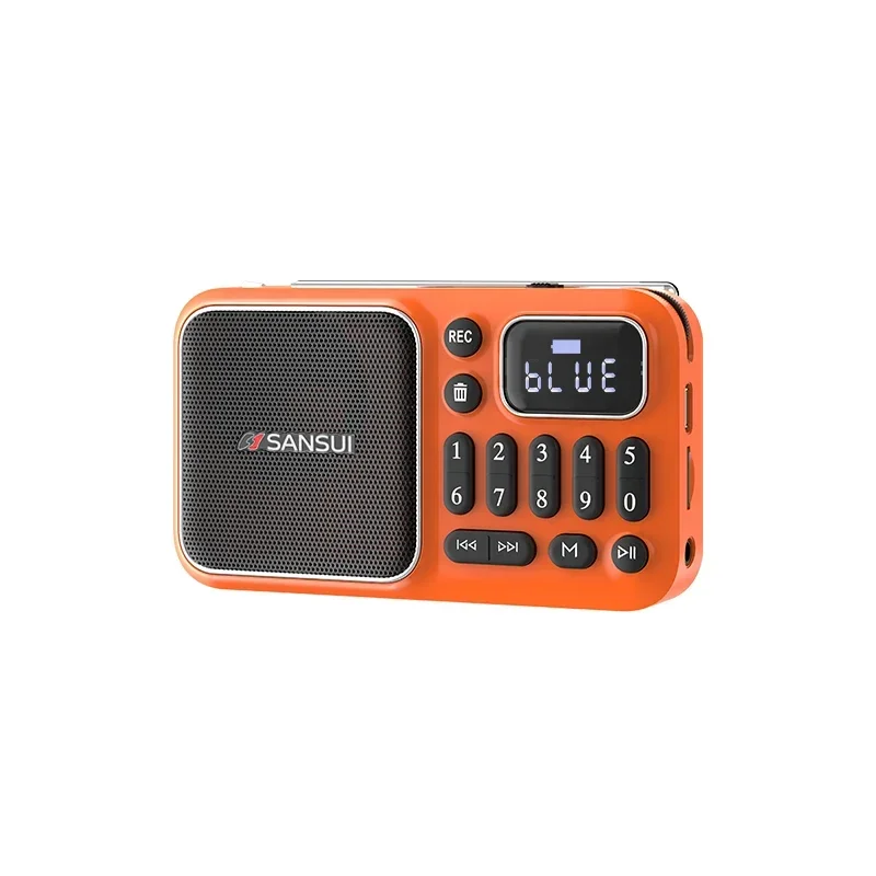 SANSUI F66 Retro Wireless Bluetooth Speaker Portable FM Radio