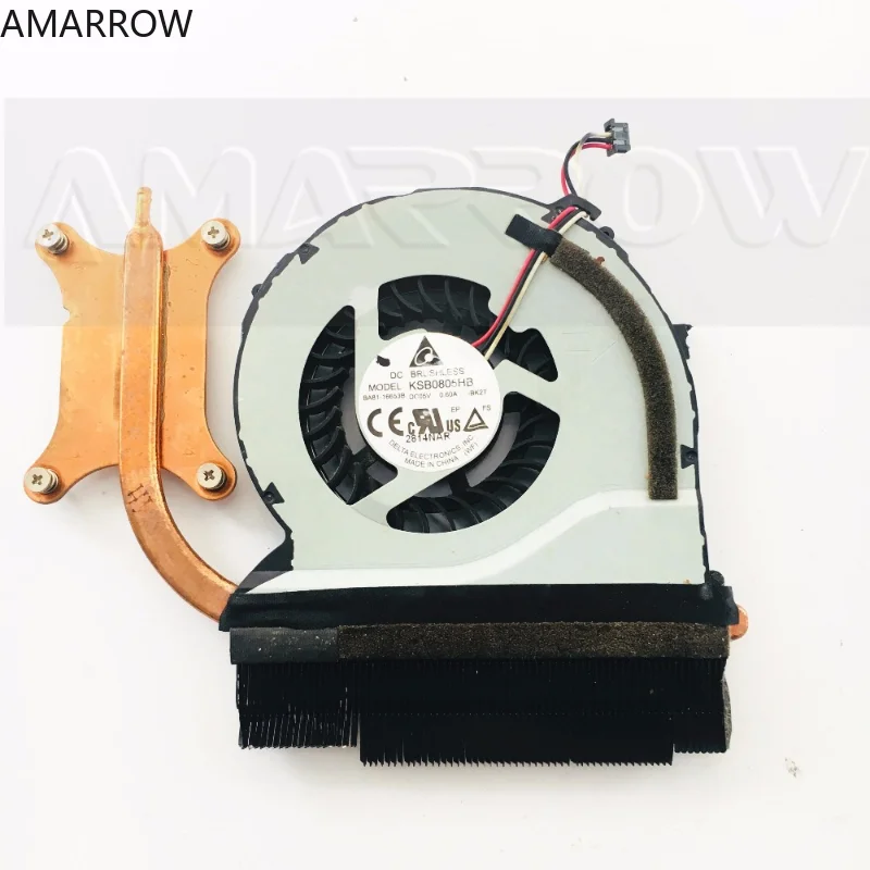 

Original Laptop Heatsink Cooling Fan Cpu Cooler for SAMSUNG NP550P5C NP550P7C BA62-00766A