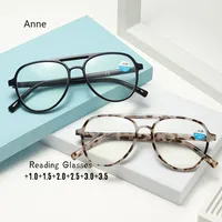 Double Beam Anti-blue Reading Eyewear High-definition Elderly Presbyopia Glasses Ultra Light Unisex Optical Spectacle Eyeglass