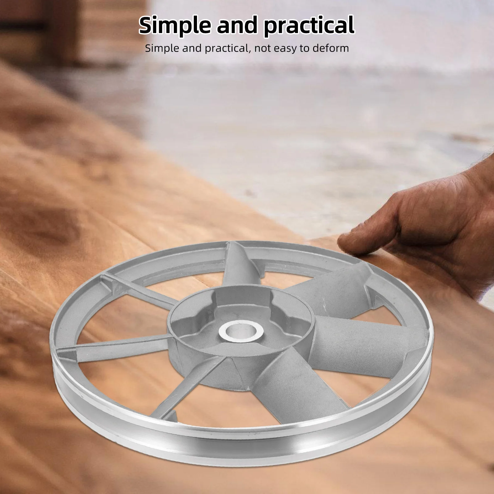 

Aluminum Cylinder Air Compressor Motor Pulley Pump Head Flywheel Belt Drive Wheel Durable Compressor Belt Pulley