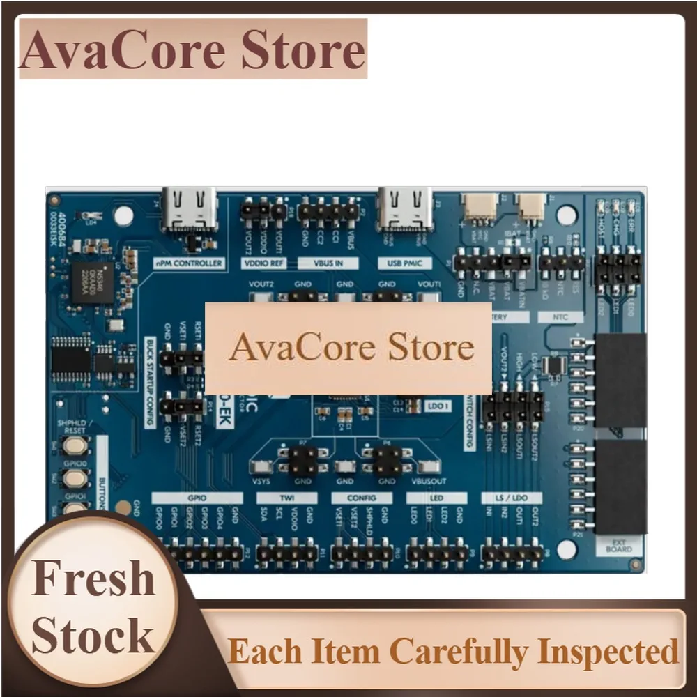 AvaCoreNordic NPM1300-EK PMIC Development Board Evaluation Kit For The NPM1300, Highly Sophisticated Power Management IC