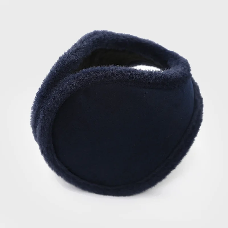 أغطية أذن حرارية شتوية للرجال مع بطانة من الصوف، أغطية أذن سميكة منفوشة ما بعد الارتداء، تدفئة أذن مقاومة للبرودة، عصرية #3