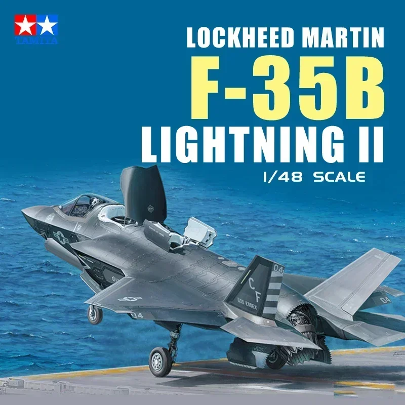 

1/48 TAMIYA model 61125 Lockheed Martin F-35B Lightning II Fighter assembly Scale diy toys Model Kit