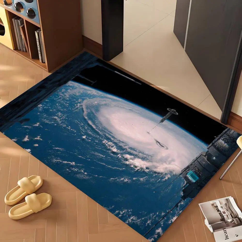 

Floor Mat Printed Large Carpets Room And Bedroom Carpets Bathroom Anti Slip Universe StarDoor MATS Small Carpets