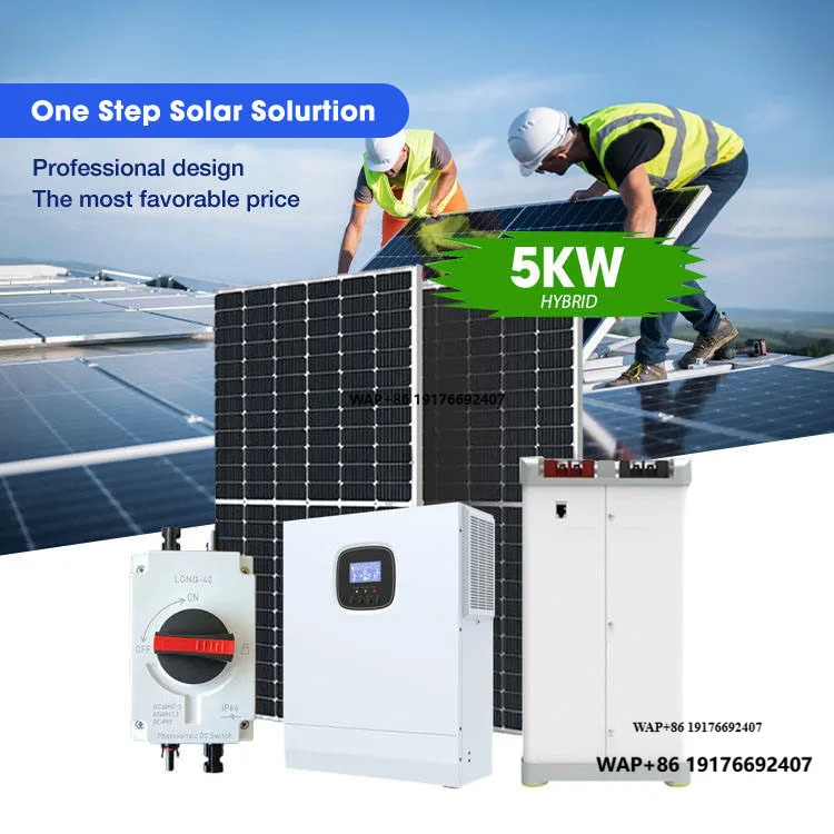 5kw Complete Smart Off-Grid Solar Power Energy System Kit for Home Use with MPPT Controller Lithium Ion Battery for Roof Home