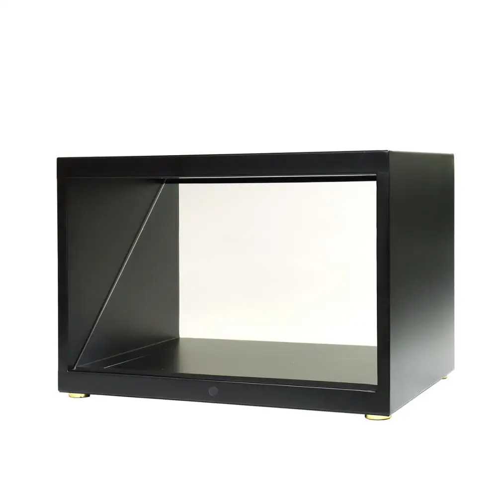 22 Inch 16:9 3D Holographic Display Cube Tempered Hologram Glass 180-Degree View Angle CE Certified Portable for Advertising