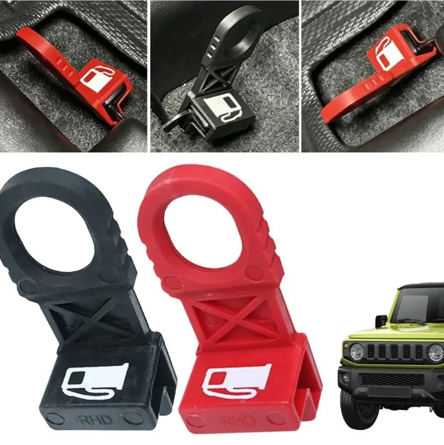 ABS Plastic 3D Printing Red 3/5 Door Version Left/right Fuel Tank Cap Opening Handle Car Fuel Tank Cap Release Extension Handle