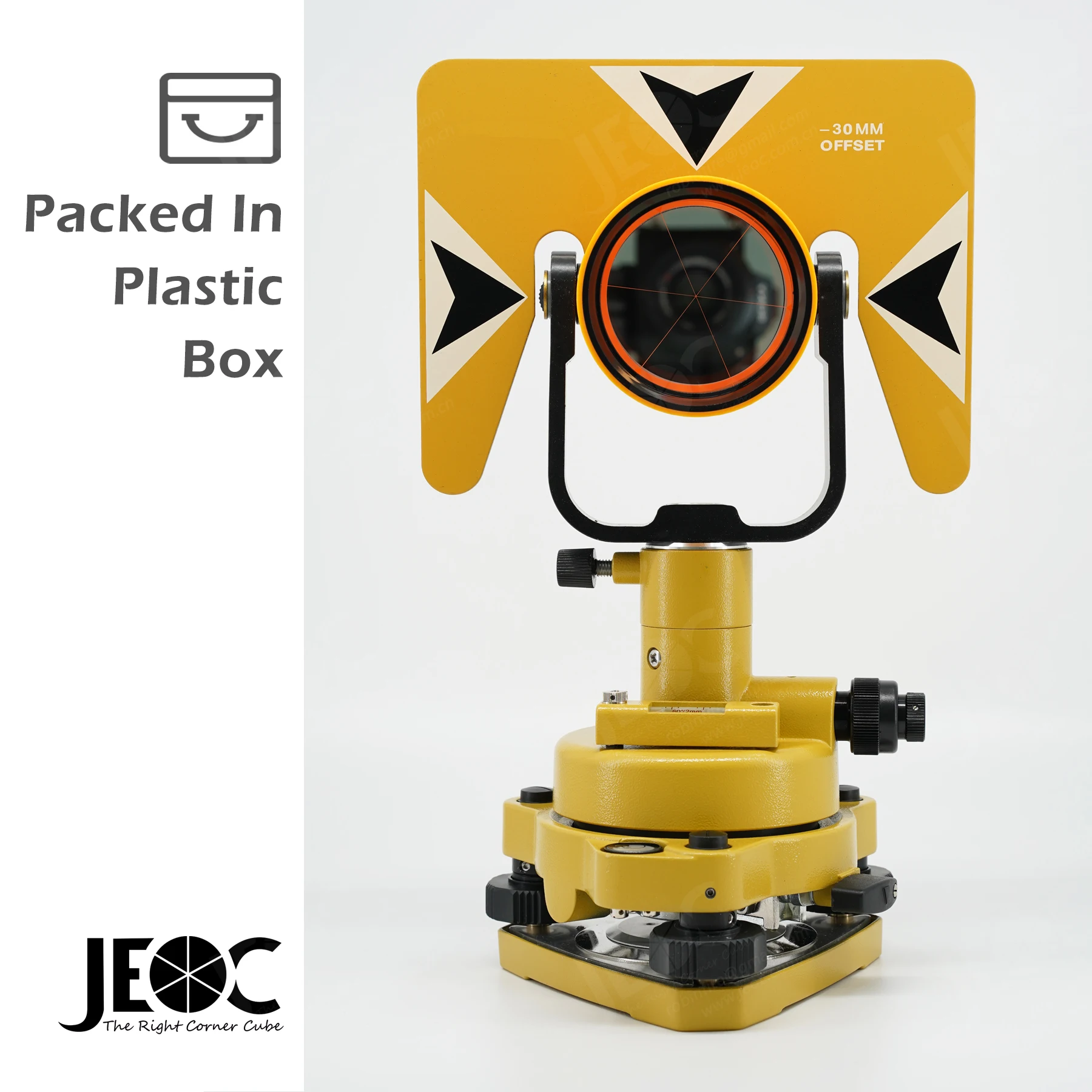 JEOC Prism & Tribrach Set, Surveying Reflector for Nikon Total Station System, Land Surveying Equipment Accessories