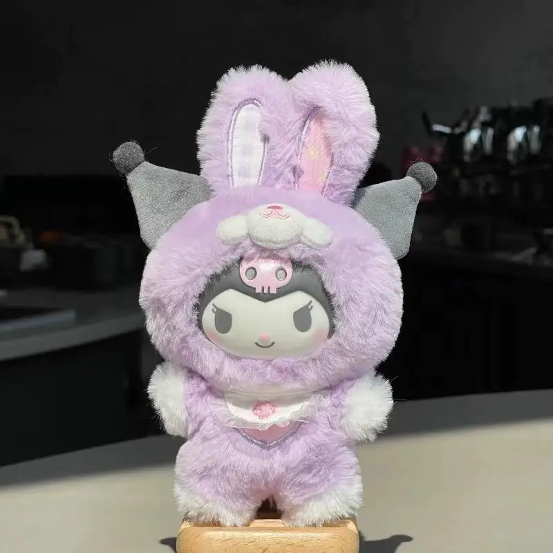 

New Cartoon Elf Rabbit Series Vinyl Doll Pendant Kuromi Hello Kitty 3Generations Pochacco Children's Toys Surprise Gifts