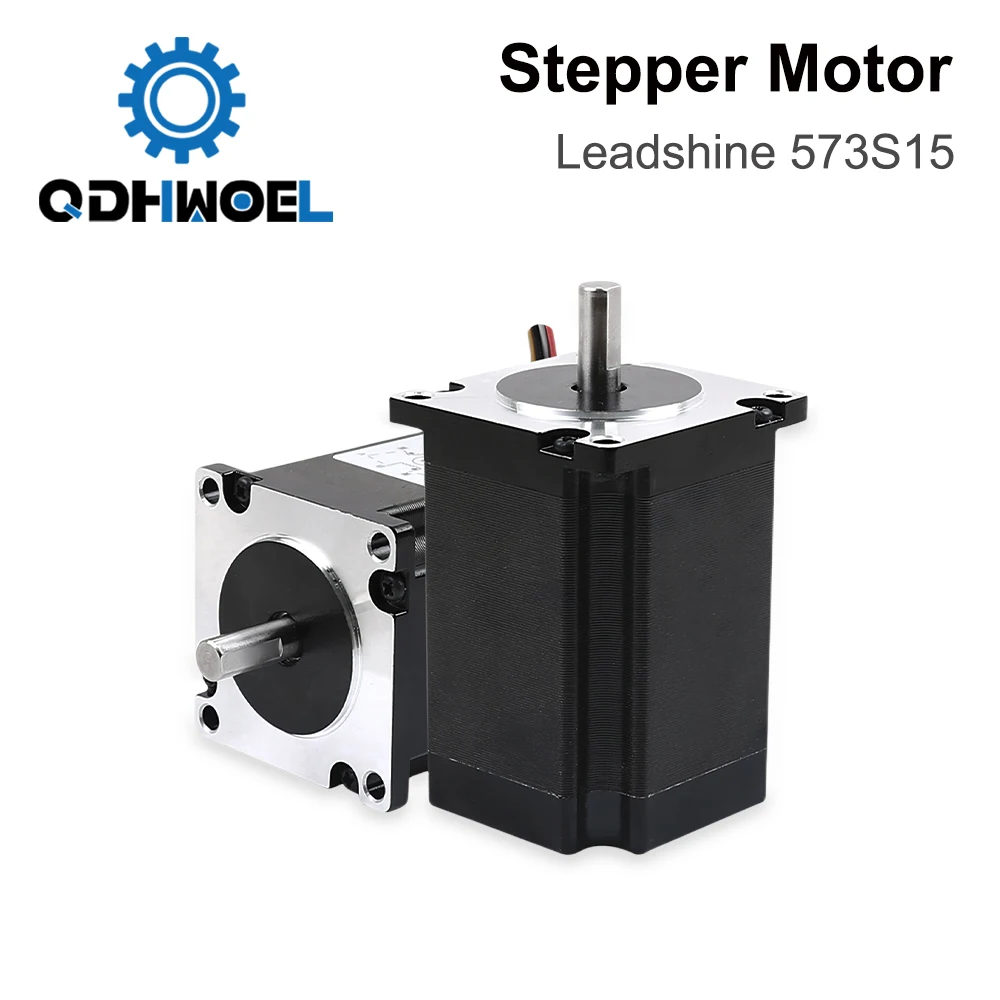 QDHWOEL Leadshine 3 Phase Stepper Motor 573S15 for Laser Engraving Cutting Machine  NEMA 23 Stepper Motor