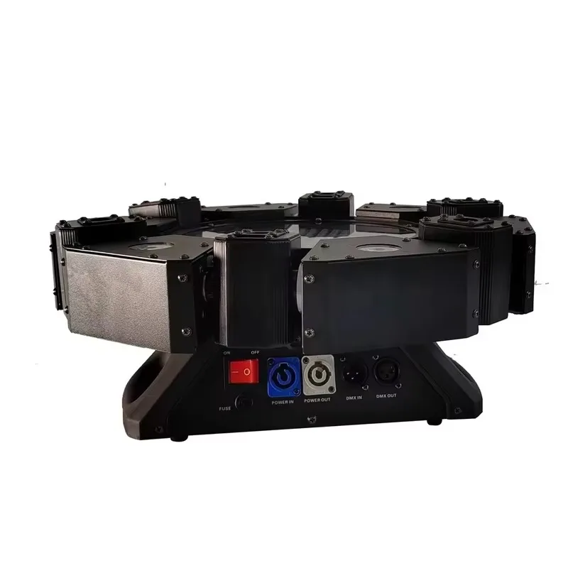 BOTAI Professional Stage Moving Head Light 6x500mW RGB Laser 6x5W Warm White LED 325LEDs Strobe DMX512 Control for KTV Warehouse