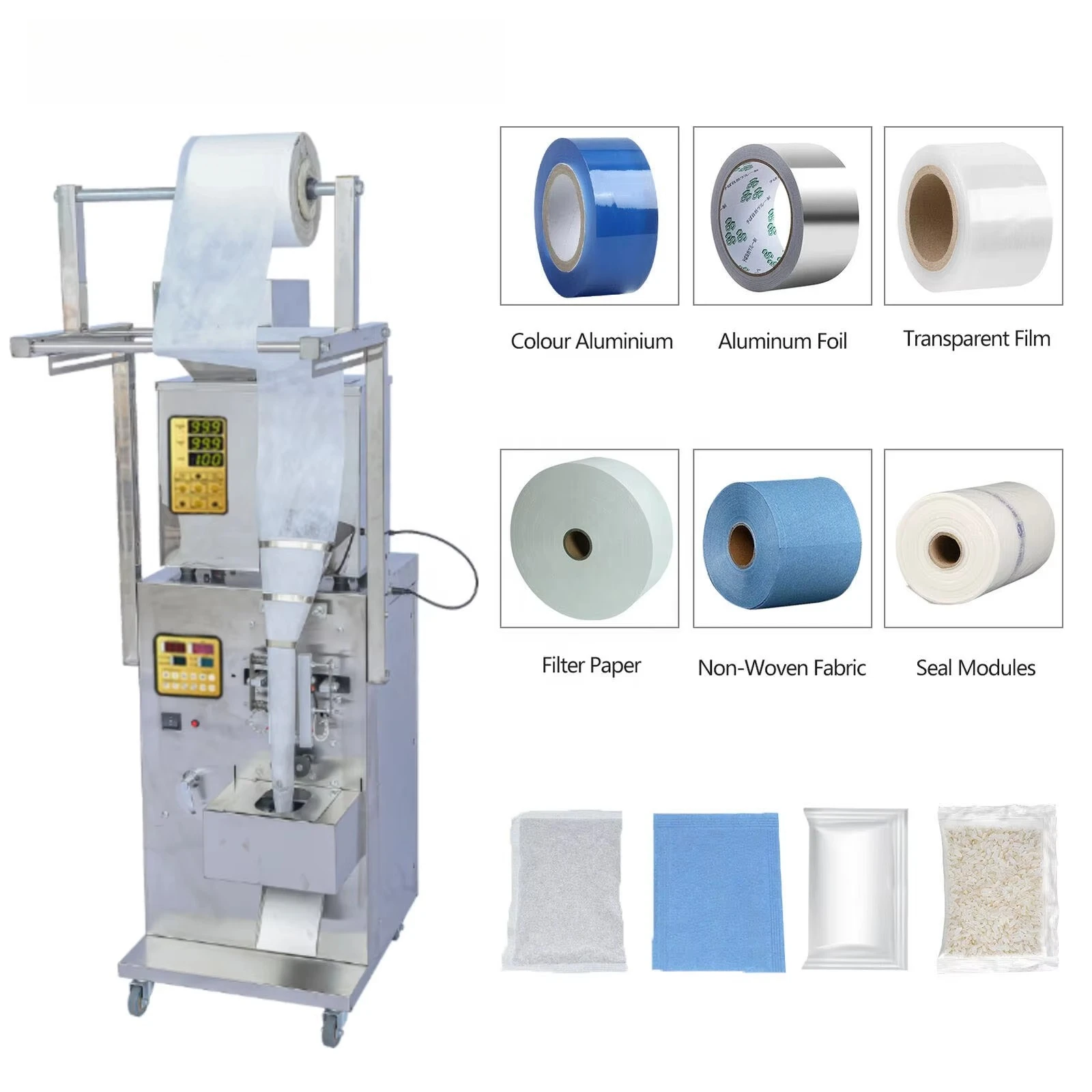 Hot Sale Small Paper Sachet  Packing Machine  Maquina Sachedora