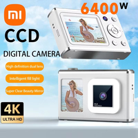 Xiaomi 4k Digital Camera 64 Million Pixels Camera HD Dual Lens Card  With Zoom & Auto Focus Smart Fill Light Flash Video CCD