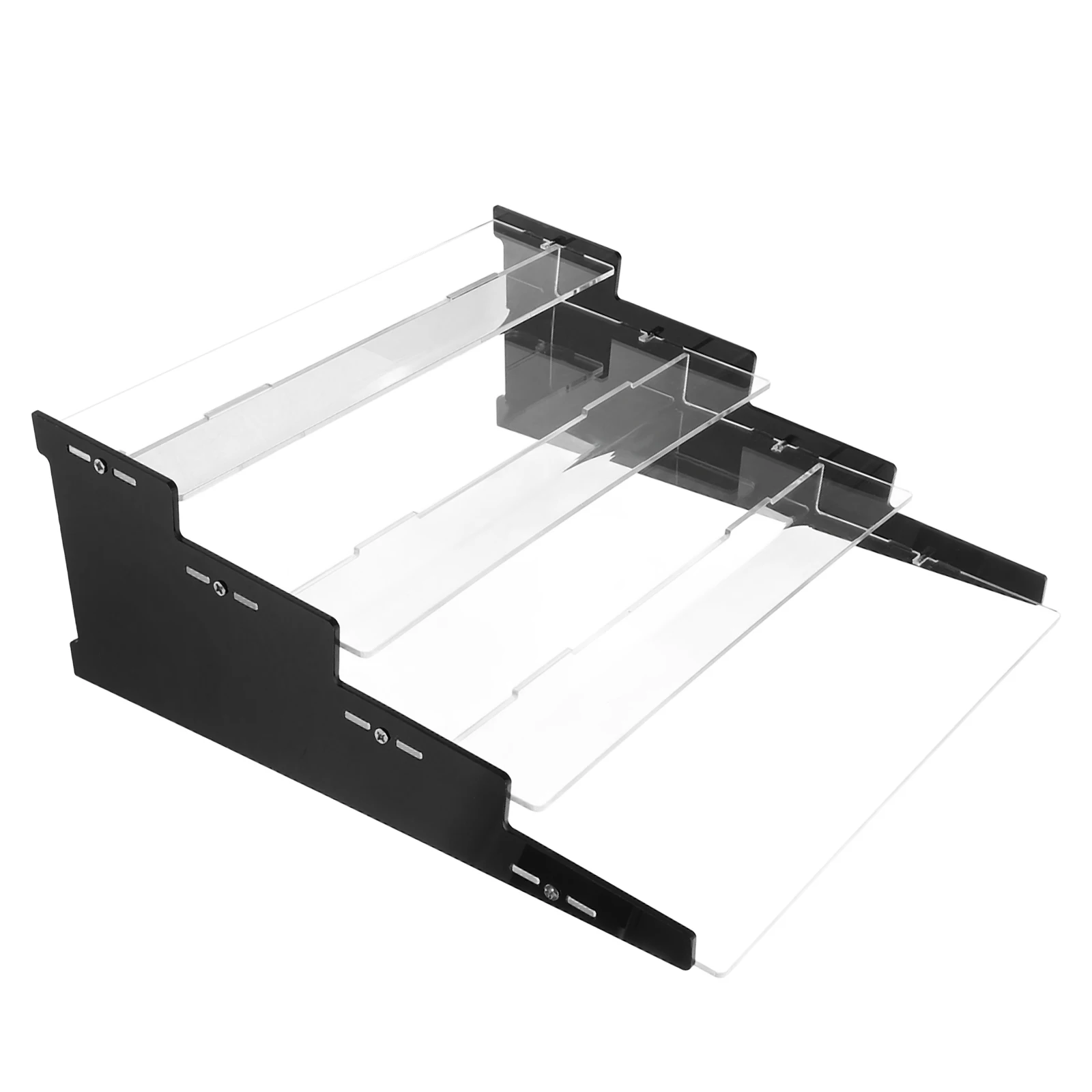 

3 Tier Acrylic Baseball Storage Box Multifunctional Trading Display Stand Transparent Card Holder For Office Home Sports