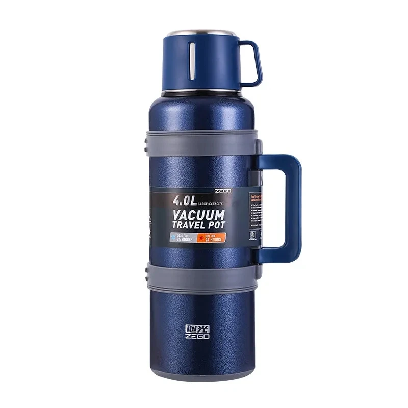 304 Stainless Steel Big Capacity Thermos Bottle 3L /4L Outdoor Travel Coffee Mugs Thermal Vaccum Water Bottle Thermal Mug