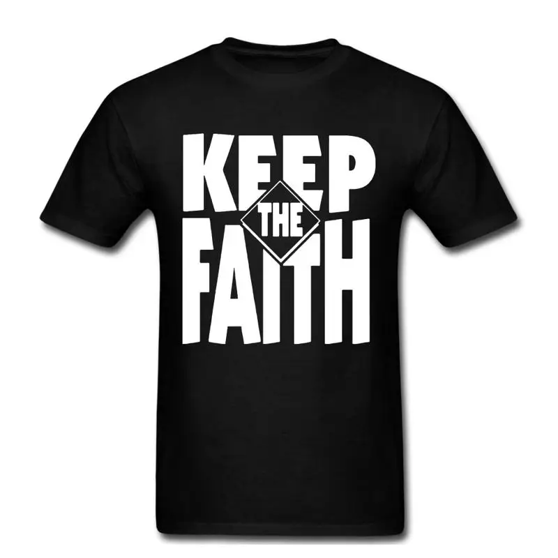 

Футболка Keep the Faith believe keeps going live life