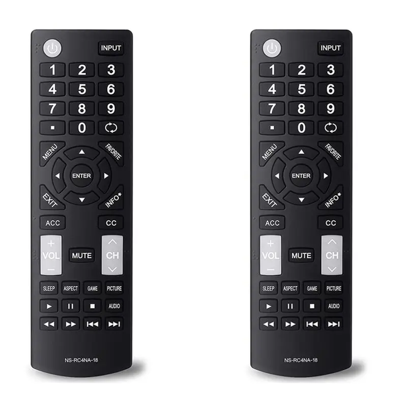B29C-2X Universal Remote Control Replacement Fit For All Insignia LED-LCD HDTV TVS NS-RC4NA-18 NS-32D311NA17