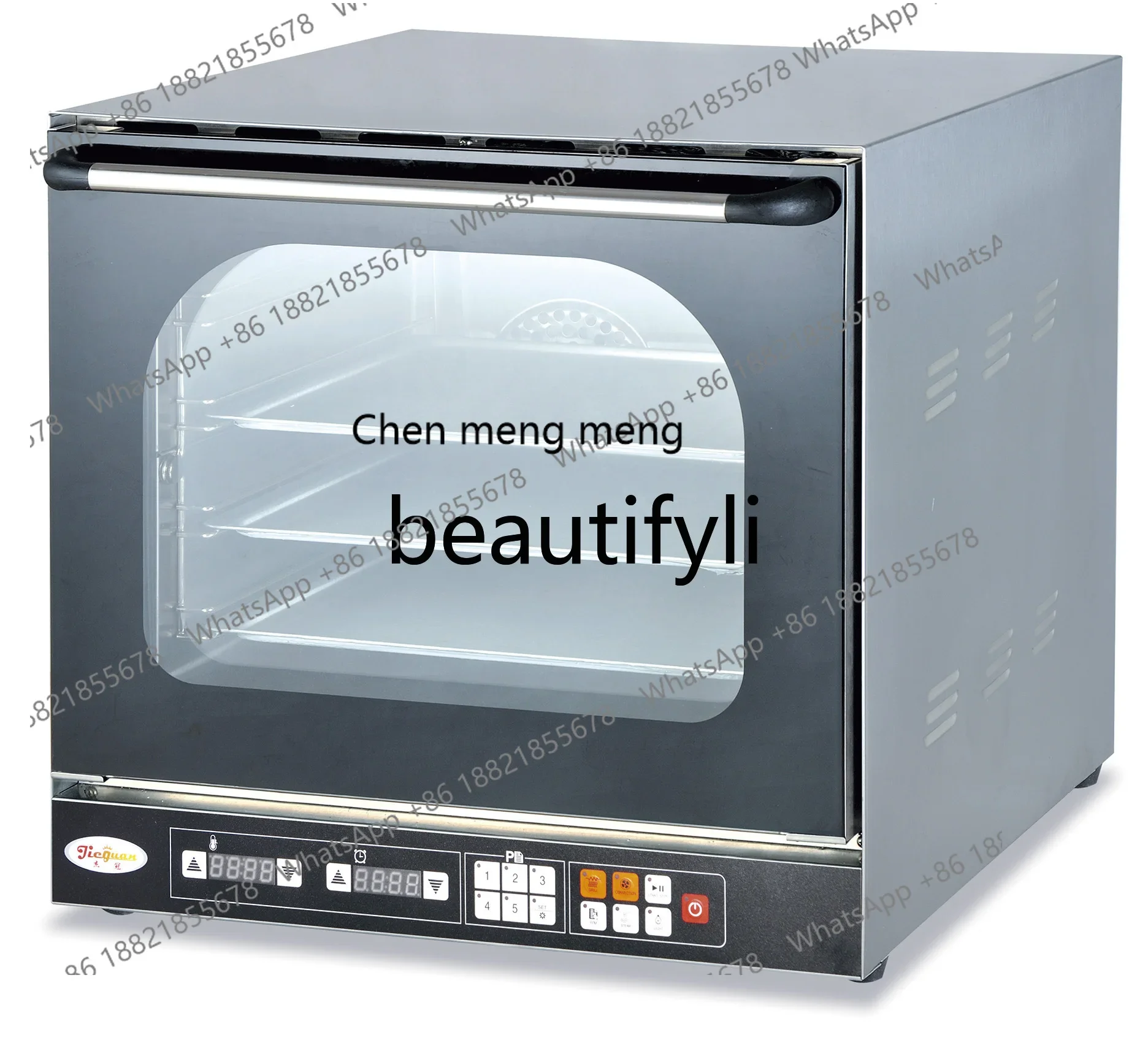AB02  Full perspective hot air circulation electric oven with spray can be set to timely temperature control menu baking oven