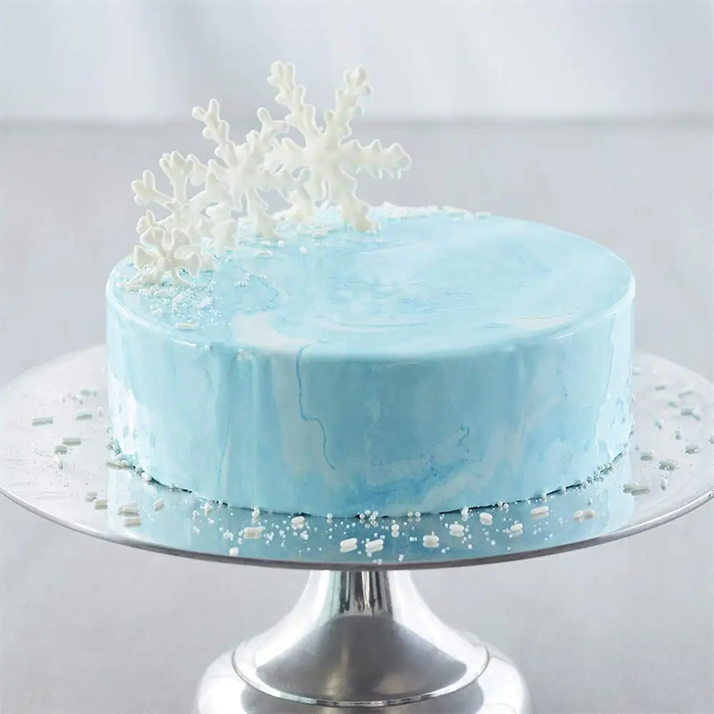 6/8/10/12 Inch Fixed Base Cake Pan/Tin Round Aluminum Bake Pan With Scrub Sponge Cake Scraper/Stripping Cheesecake Mould 10073
