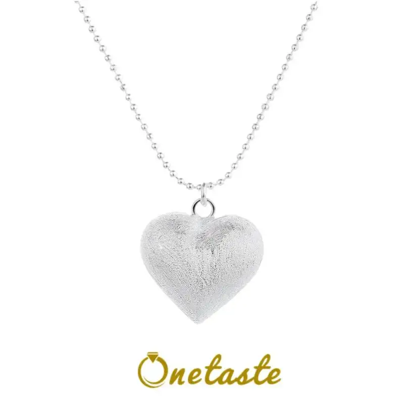 

Цепочка из стерлингового серебра 925 пробы с бусинами в форме сердца, ожерелье с подвеской для женщин, милые шикарные минималистичные модные ожерелья, новый подарок на вечеринку