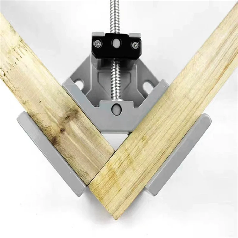 

【Popular】90 Degree Angle Clamp Quick Fixed Fish Tank Glass Woodworking Picture Frame Clamp Multi-Function Positioning Tightener