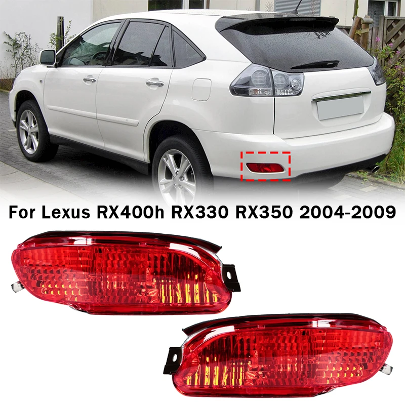 Rear Bumper Tail Signal Light Stop Lamp Tail Reflector Fog Lamp For Lexus RX400h RX330 RX350 2004-2009 81910-0E010