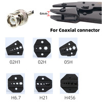 1PC Replaceable Crimp Plier Jaws 6MM Slot Jaw HS Dies Coaxial Wire Cable Terminal Crimping Pliers Die 05h/02h1/02h/457