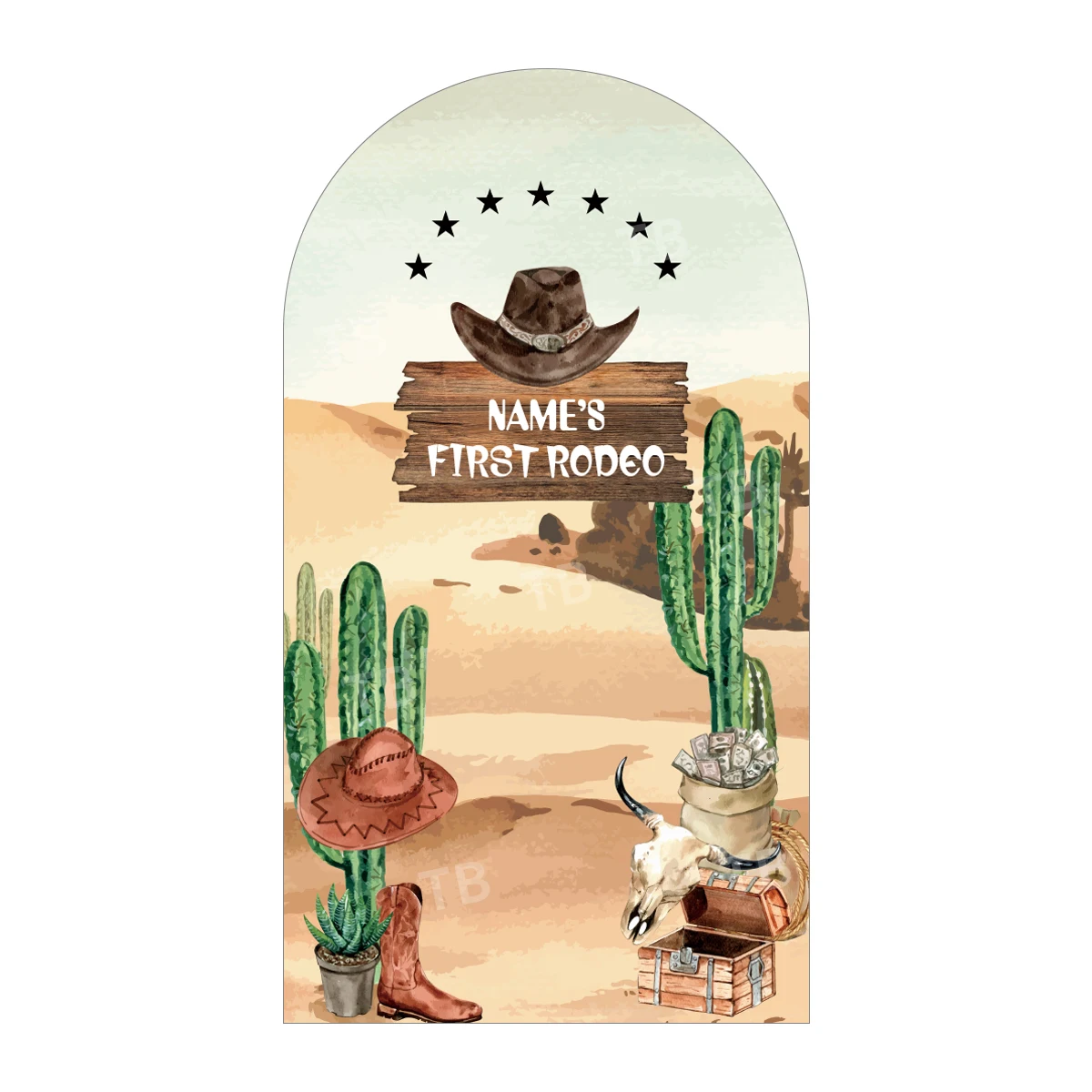 First Rodeo Arch Backdrop Cove - Photography Names review and price